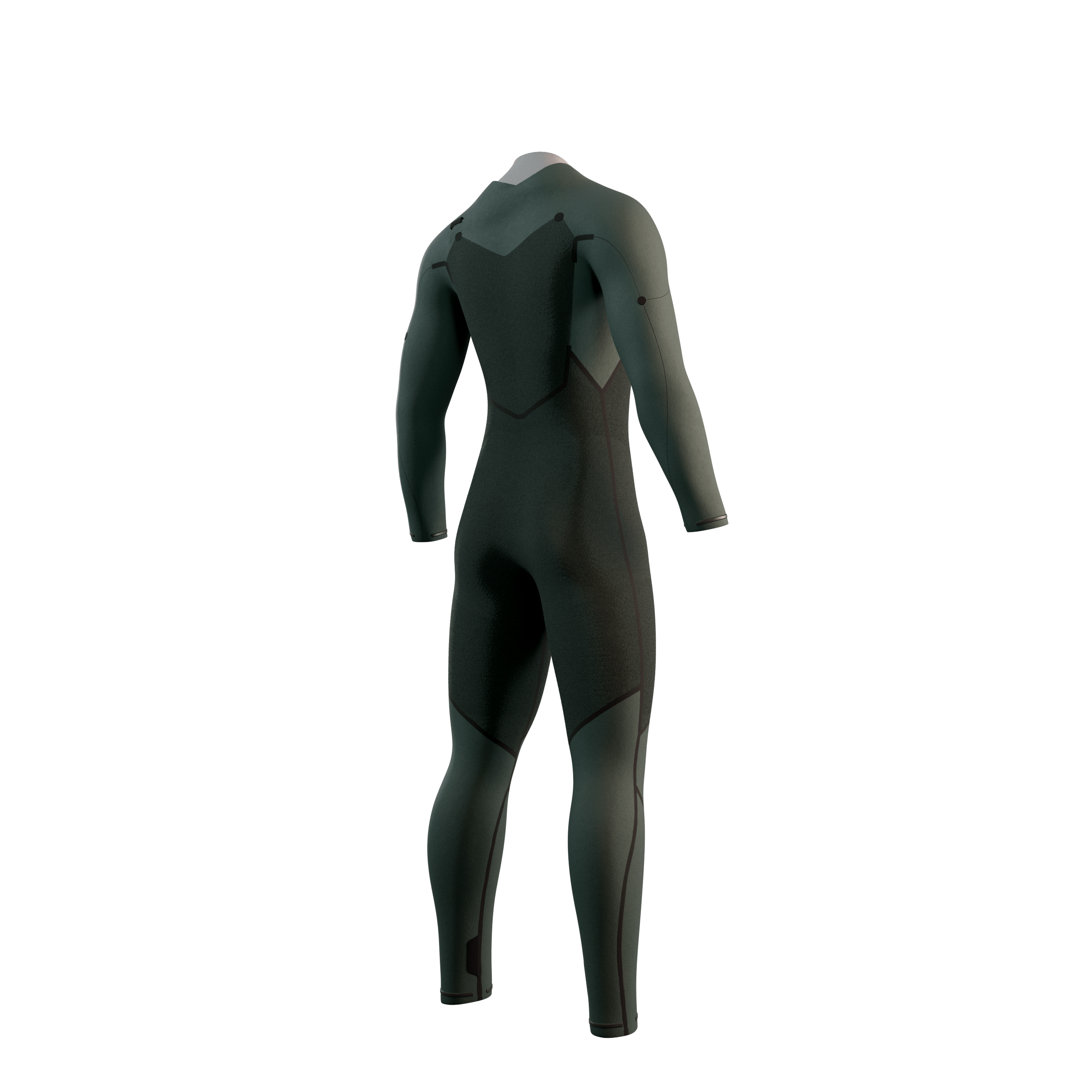Mystic Motion Fullsuit 3/2mm Fzip - Black Sand - 2026 Mystic