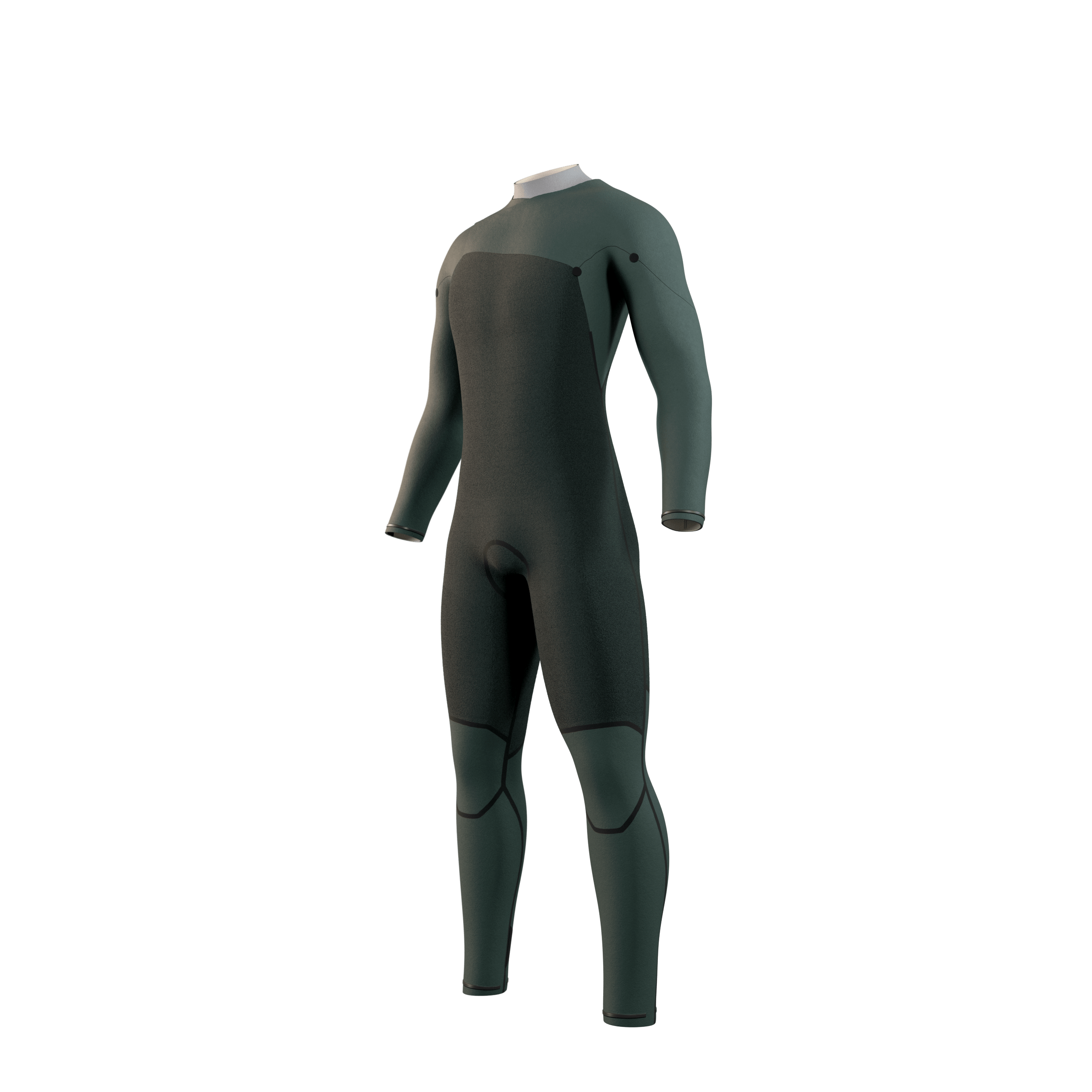 Mystic Motion Fullsuit 5/3mm Fzip - Black Sand - 2026 Mystic