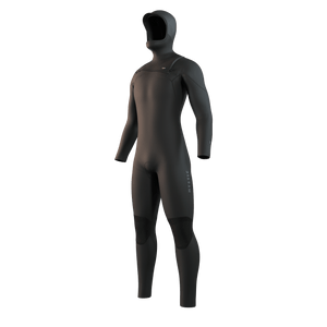 Mystic Motion Hooded Fullsuit 5/3mm FrontZip - Black - 2026 Mystic