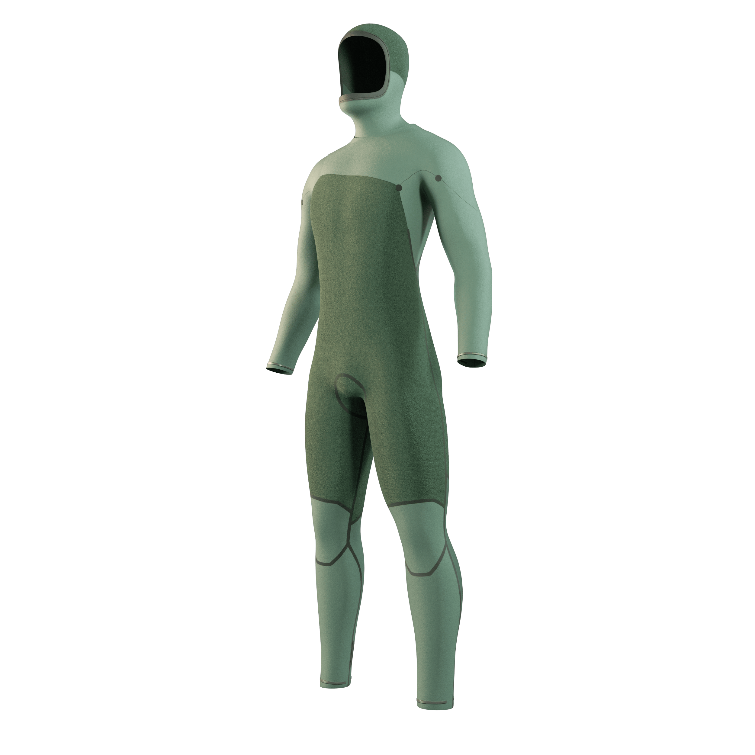 Mystic Motion Hooded Fullsuit 5/3mm FrontZip - Black - 2026 Mystic