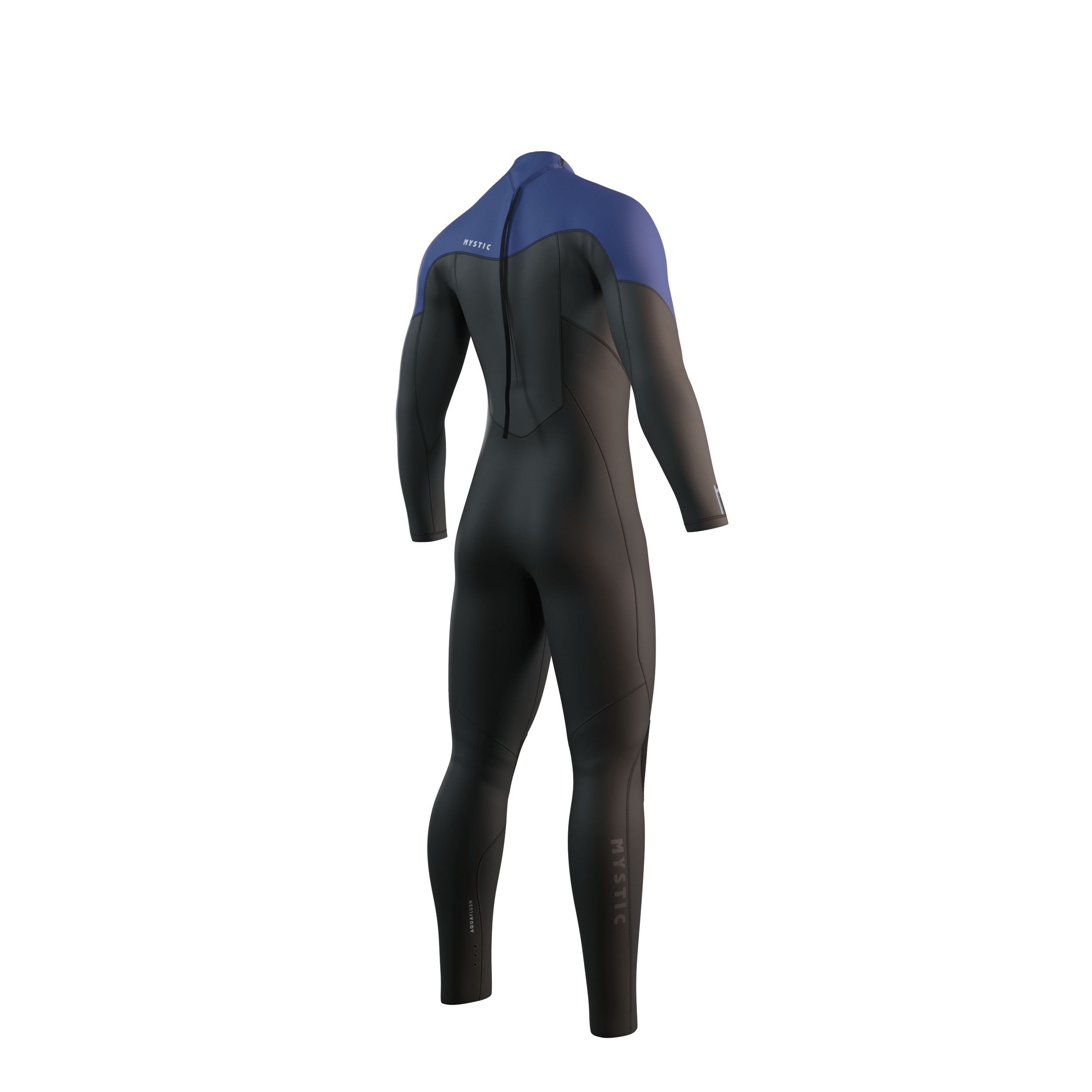 Mystic Star Fullsuit 3/2mm Bzip - Black / Blue - 2026 Mystic
