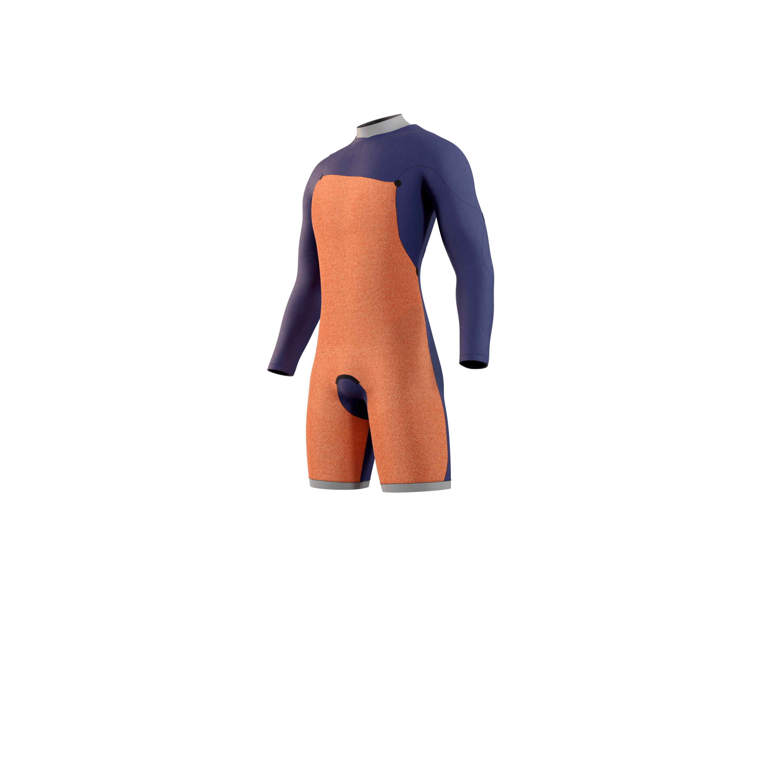 Mystic Star Longarm Shorty 3/2mm Fzip - Navy - 2026 Mystic