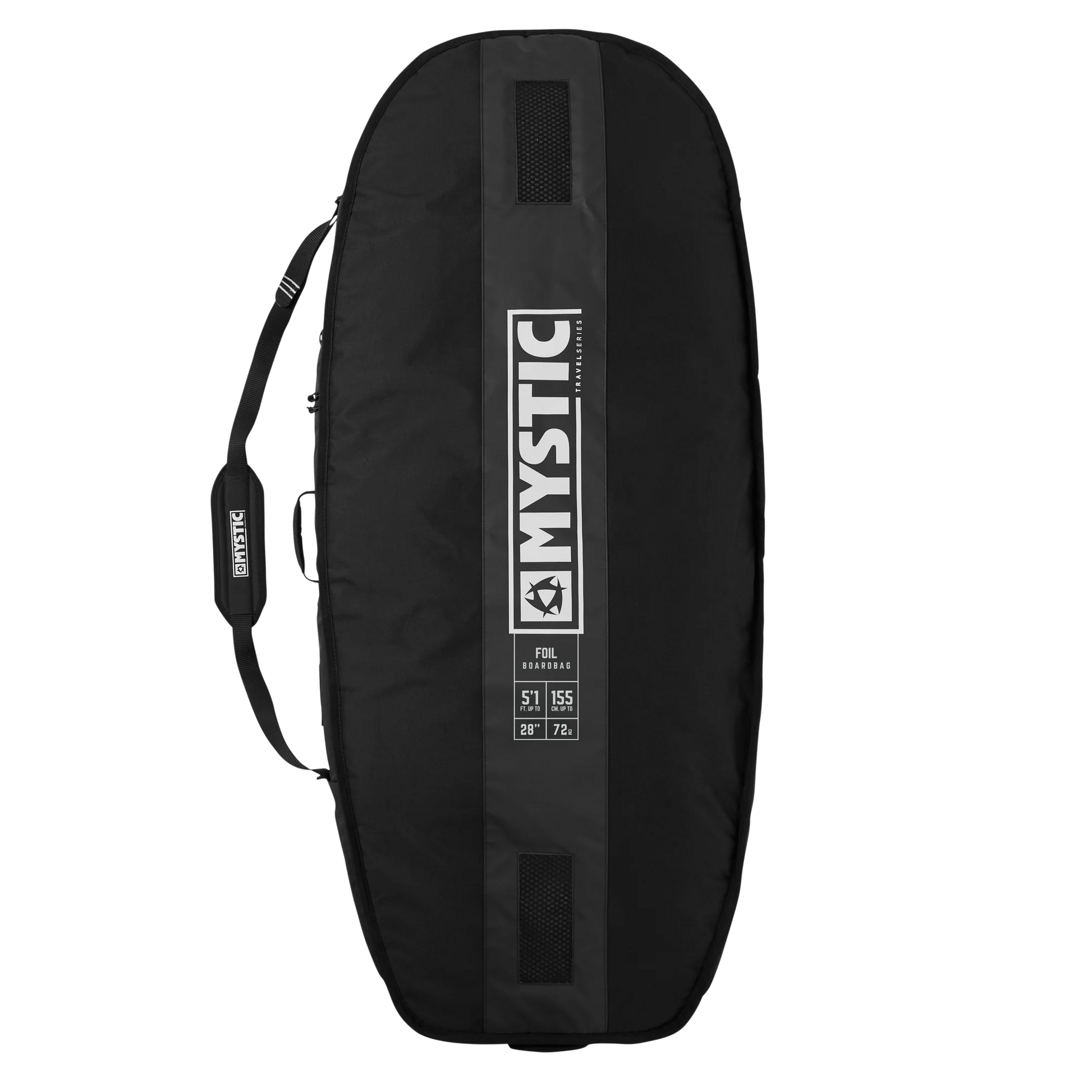 2024 Mystic Star Wingfoil Boardbag Wheeled (Black) S2AS