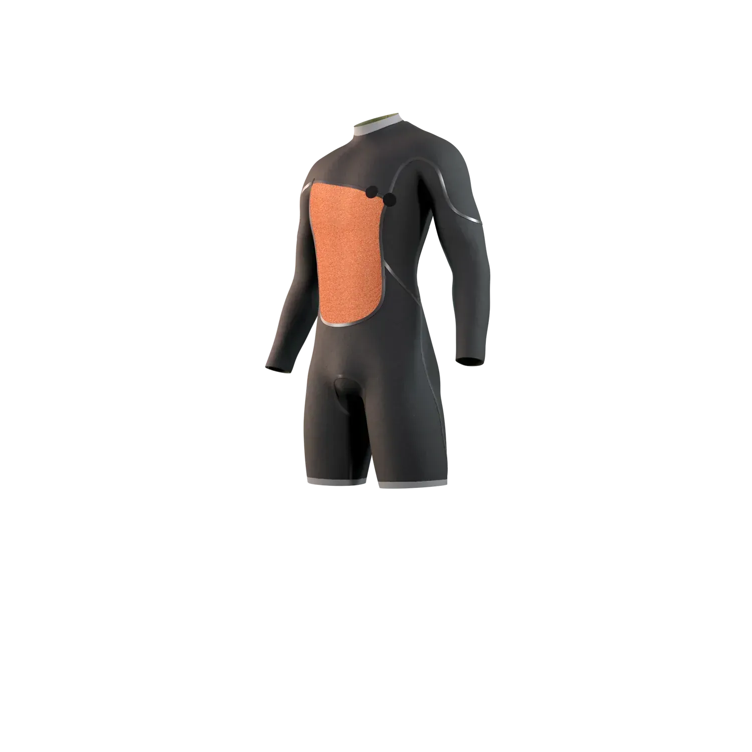 Mystic The One Longarm Shorty 3/2 Zipfree - Moss - 2026 Mystic