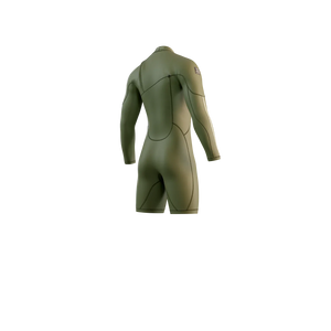 Mystic The One Longarm Shorty 3/2 Zipfree - Moss - 2026 Mystic