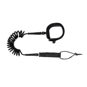 Mystic Wing Board Leash Calf (Coiled) Black MYSTIC