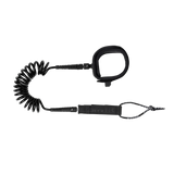 Mystic Wing Board Leash Calf (Coiled) Black MYSTIC