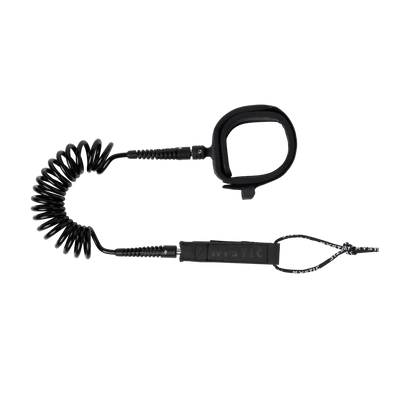 Mystic Wing Board Leash Calf (Coiled) Black MYSTIC