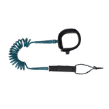 Mystic Wing Board Leash Calf (Coiled) Black MYSTIC