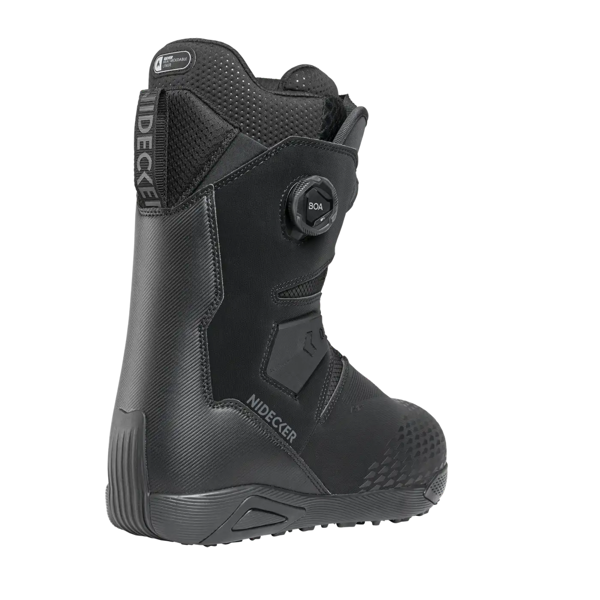 Nidecker Altai men's dual BOA snowboard boots in black - product view 4