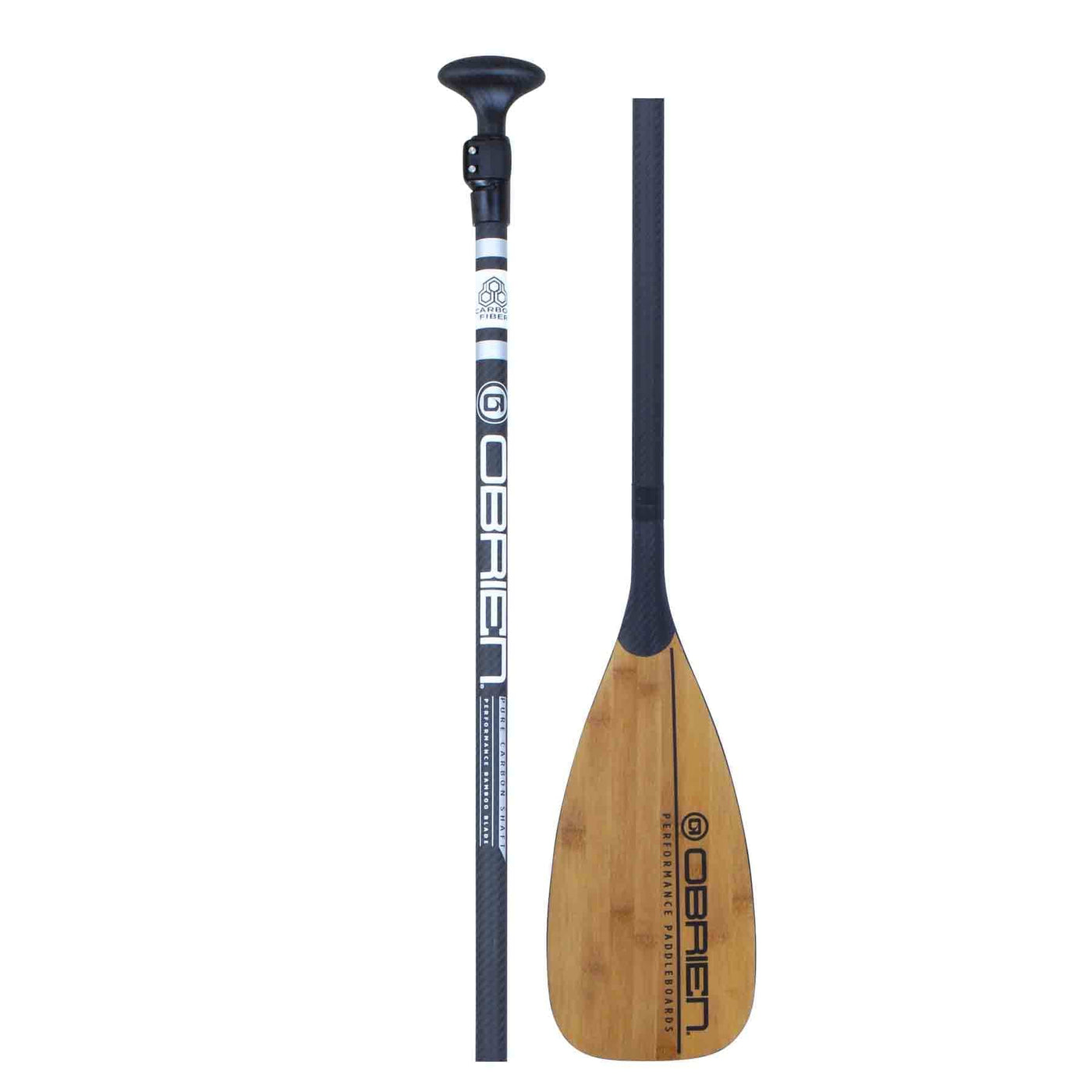 O'Brien 3-Piece Carbon Paddle with 7" Bamboo Blade S2AS