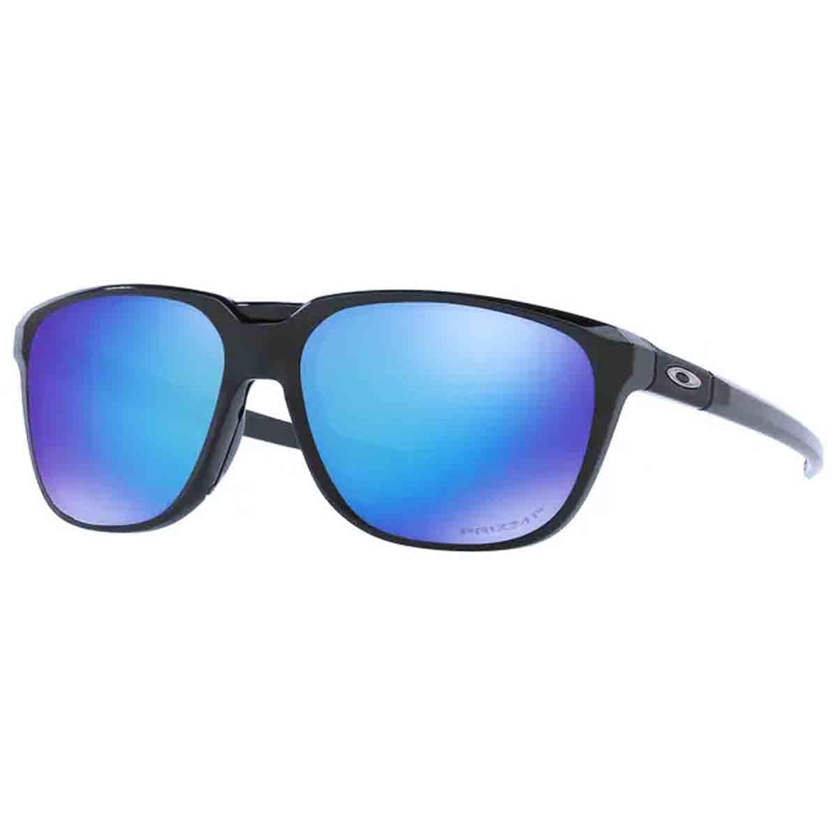 Oakley Anorak Sunglasses (Polished Black with Prizm Sapphire Polarized) OAKLEY