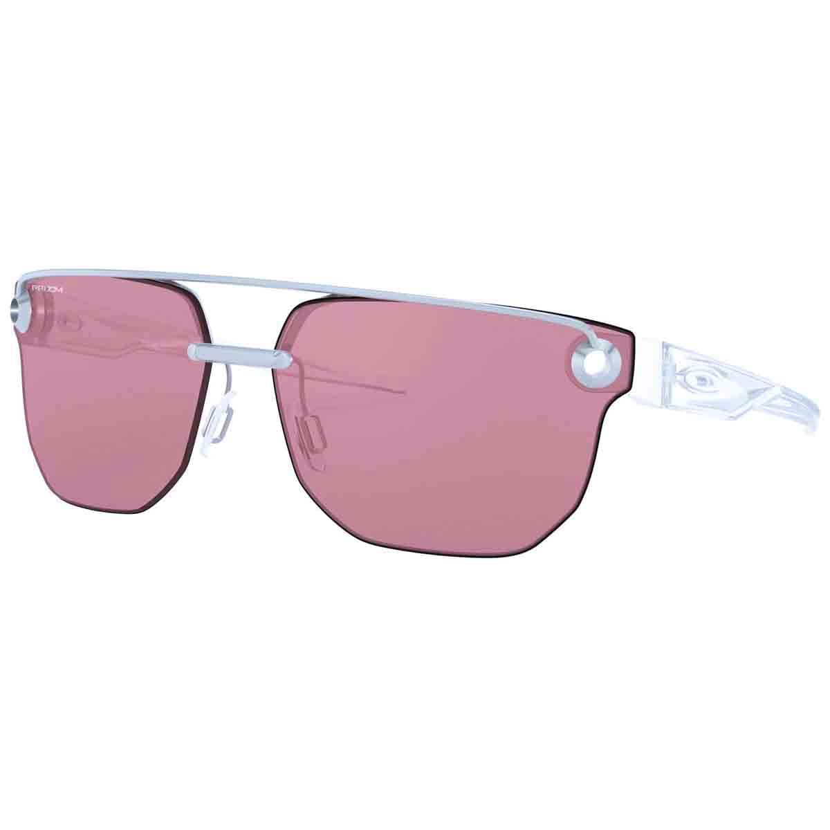 Oakley Chrystl Sunglasses (Satin Chrome With Prizm Berry) OAKLEY