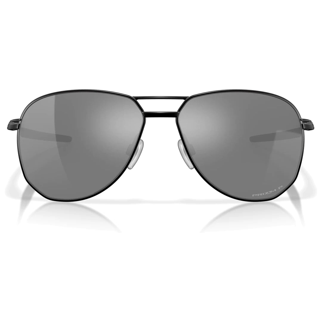 Oakley Contrail Aviator Sunglasses Satin Black Prizm Black Polar S2AS