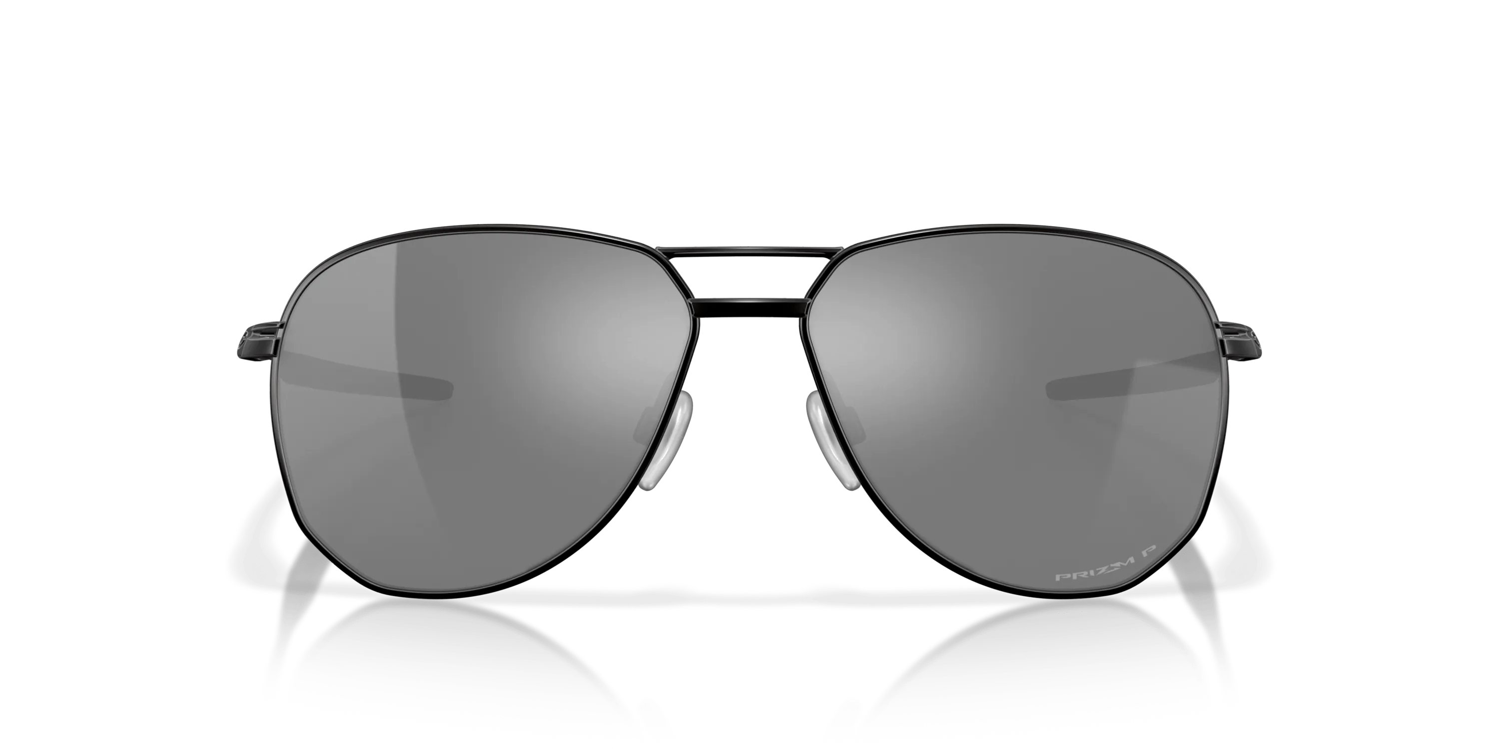 Oakley Contrail Aviator Sunglasses Satin Black Prizm Black Polar S2AS