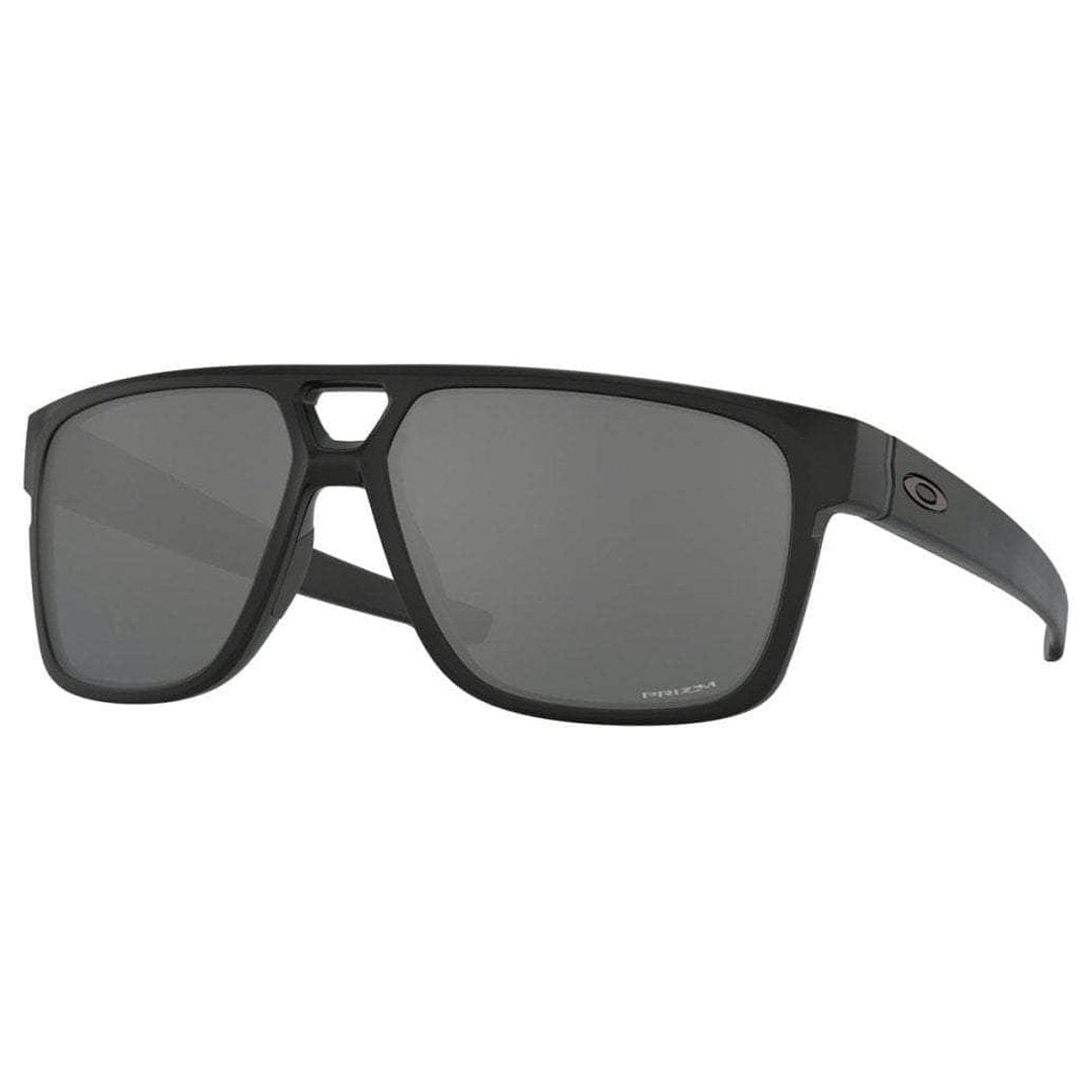 Oakley Cross Range Patch Sunglasses (Polished Black With Prizm Black) S2AS