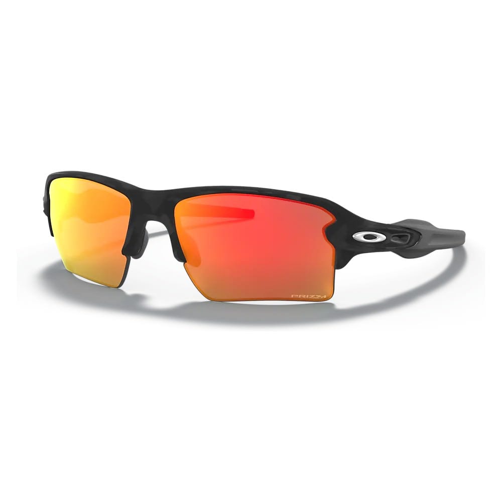 Oakley Flak 2.0 XL Sunglasses Black Camo With Prizm Ruby S2AS