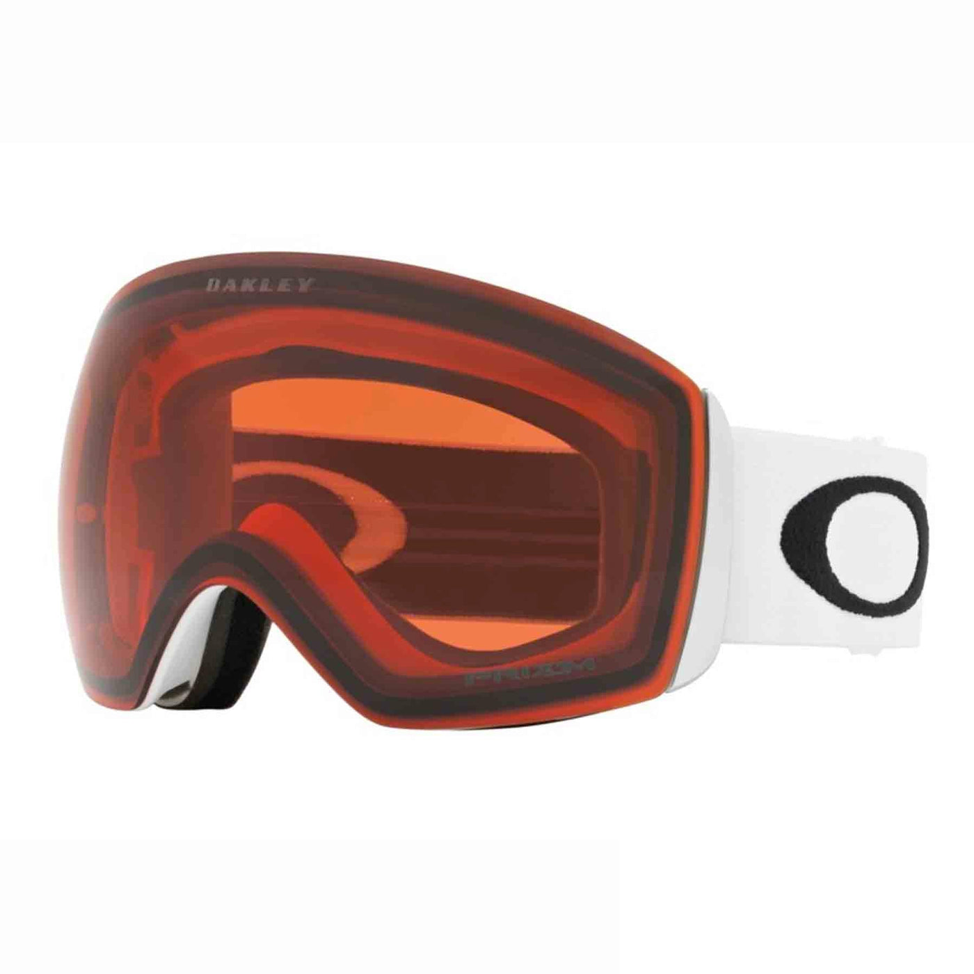 Oakley Flight Deck Snow Goggles (Matte White/Prizm Rose) S2AS