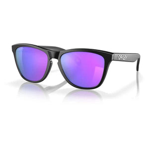 Oakley Frogskin Sunglasses (Matte Black with Prizm Violet) S2AS