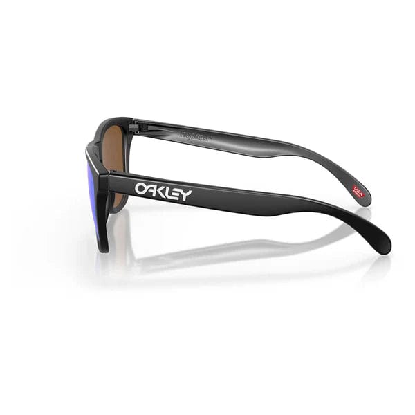Oakley Frogskin Sunglasses (Matte Black with Prizm Violet) S2AS