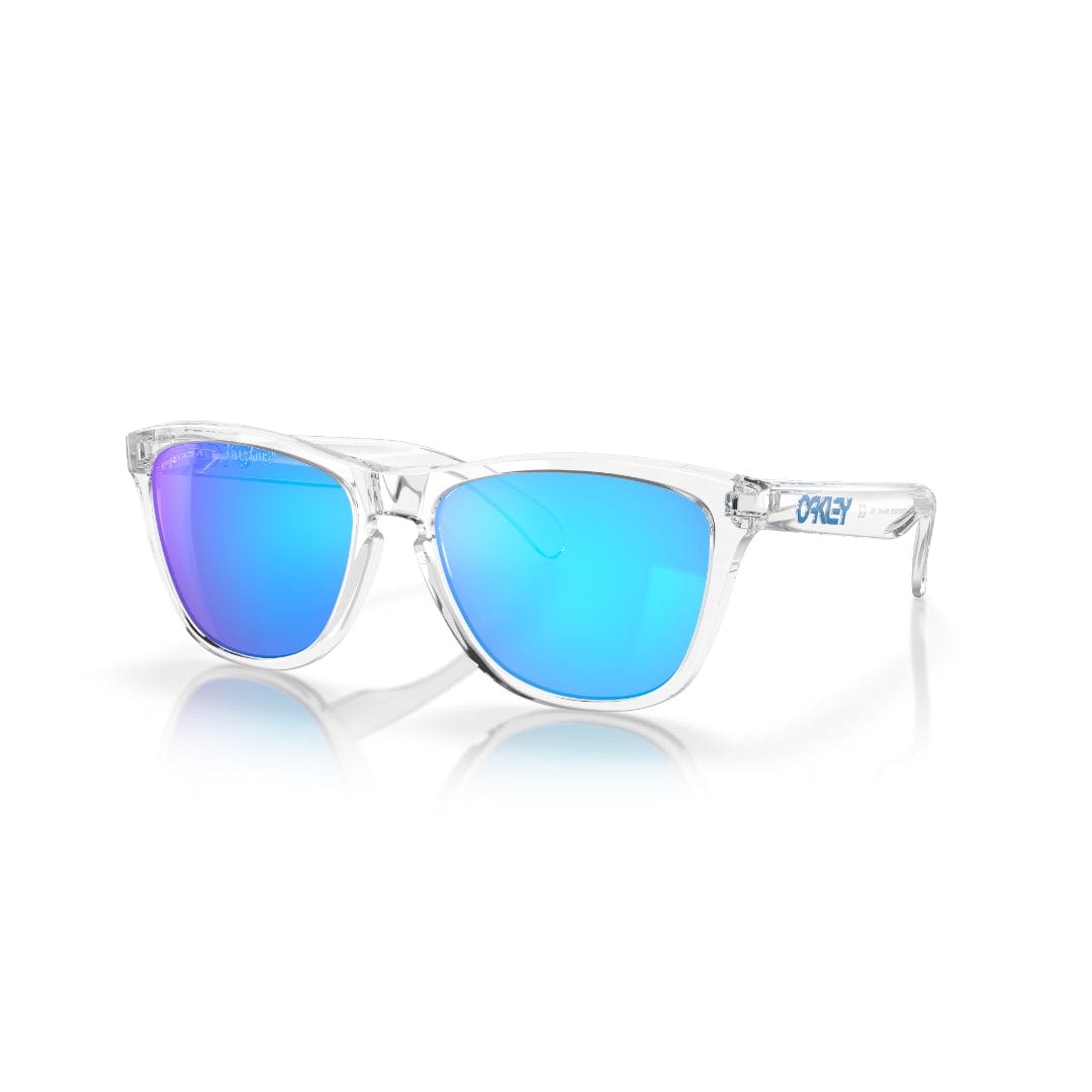 Oakley Frogskins Sunglasses (Crystal Clear with Prizm Sapphire) S2AS