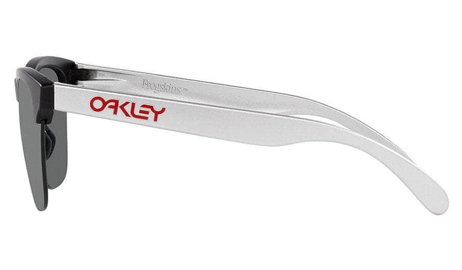 Oakley Frogskins Lite Sunglasses (Matt Black/Sliver with Black Prizm) S2AS