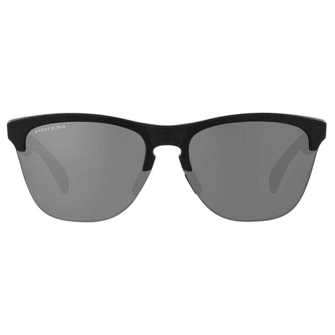 Oakley Frogskins Lite Sunglasses (Matt Black/Sliver with Black Prizm) S2AS