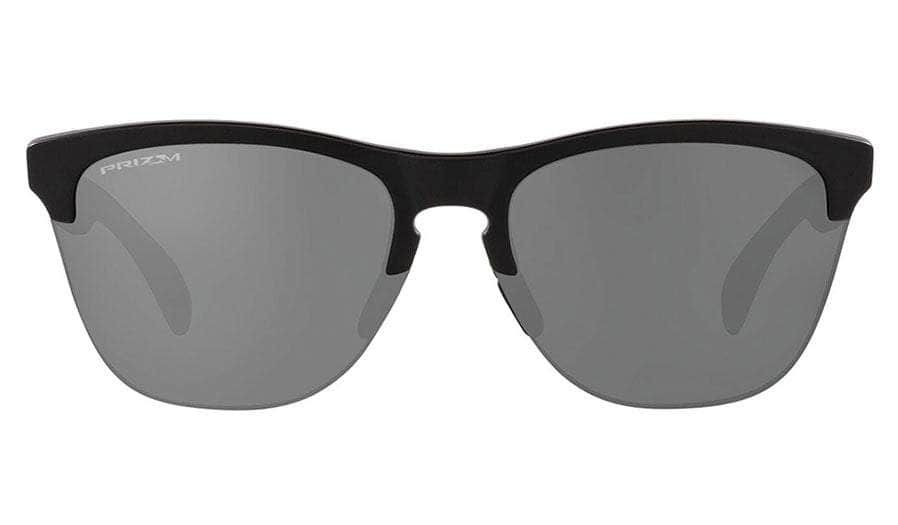 Oakley Frogskins Lite Sunglasses (Matt Black/Sliver with Black Prizm) S2AS