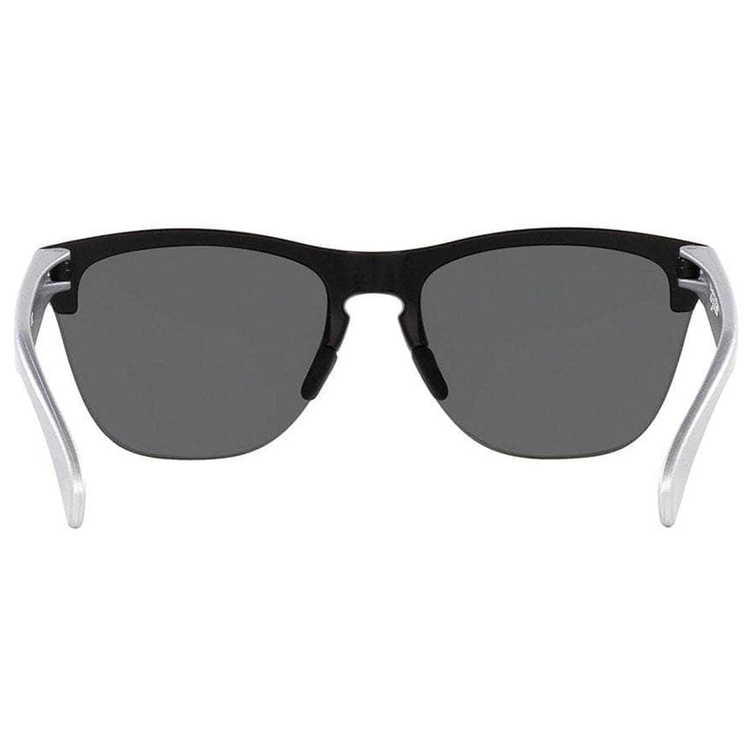 Oakley Frogskins Lite Sunglasses (Matt Black/Sliver with Black Prizm) S2AS