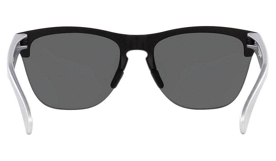 Oakley Frogskins Lite Sunglasses (Matt Black/Sliver with Black Prizm) S2AS