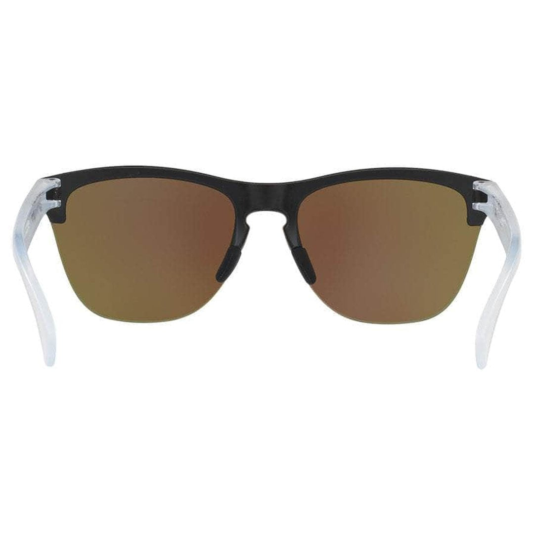 Oakley Frogskins Lite Sunglasses (Matt Black with Prizm Sapphire) S2AS