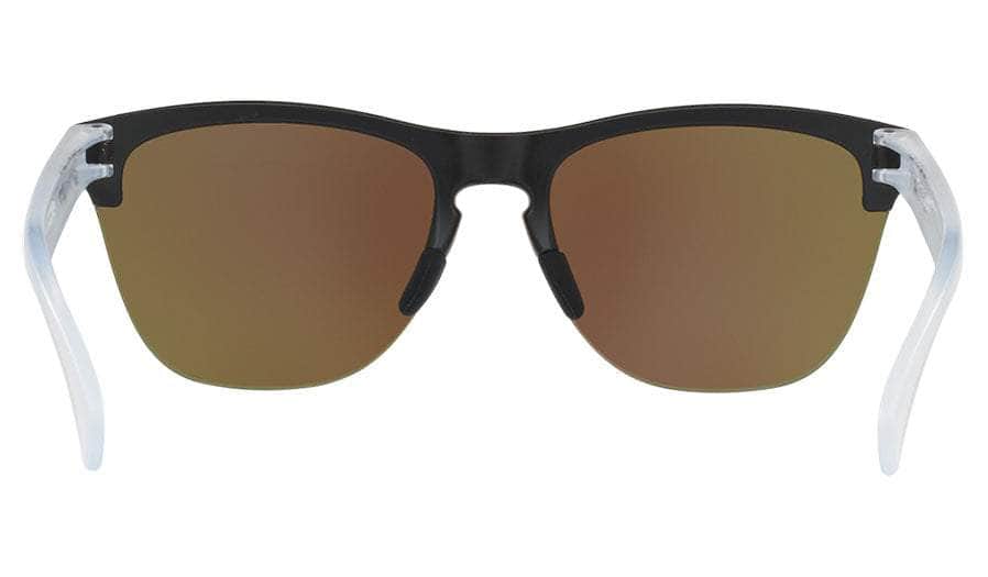 Oakley Frogskins Lite Sunglasses (Matt Black with Prizm Sapphire) S2AS