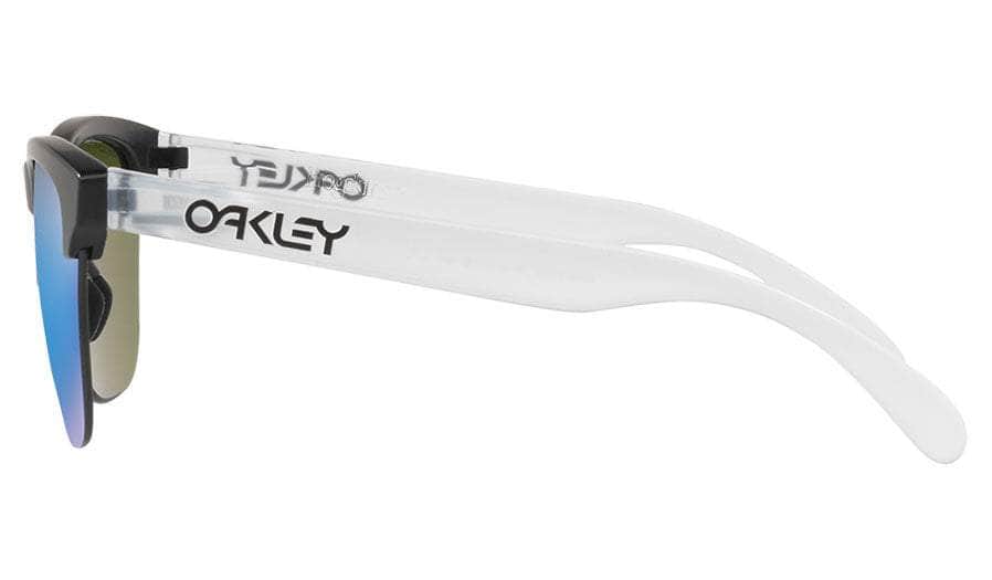 Oakley Frogskins Lite Sunglasses (Matt Black with Prizm Sapphire) S2AS