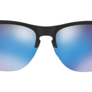 Oakley Frogskins Lite Sunglasses (Matt Black with Prizm Sapphire) S2AS