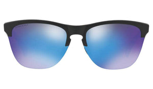 Oakley Frogskins Lite Sunglasses (Matt Black with Prizm Sapphire) S2AS