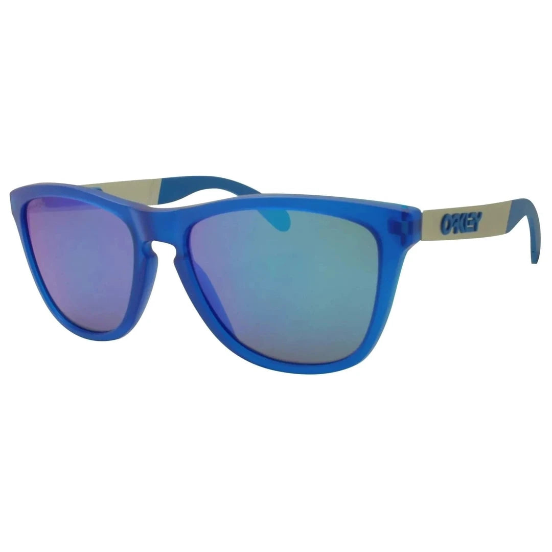 Oakley Frogskins Mix Sunglasses (Matt Translucent With Prizm Sapphire) OAKLEY