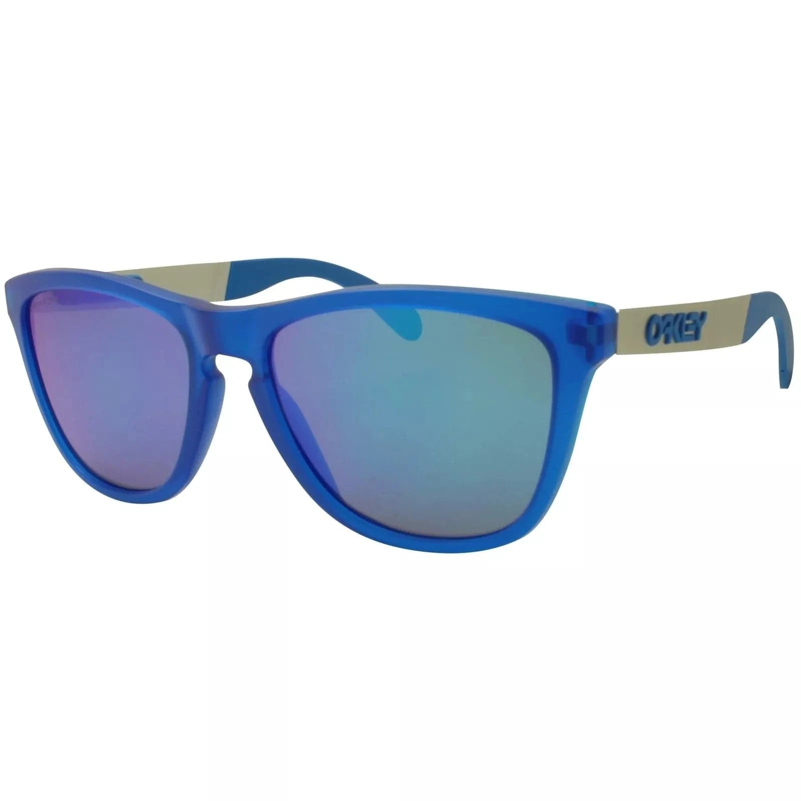 Oakley Frogskins Mix Sunglasses (Matt Translucent With Prizm Sapphire) OAKLEY
