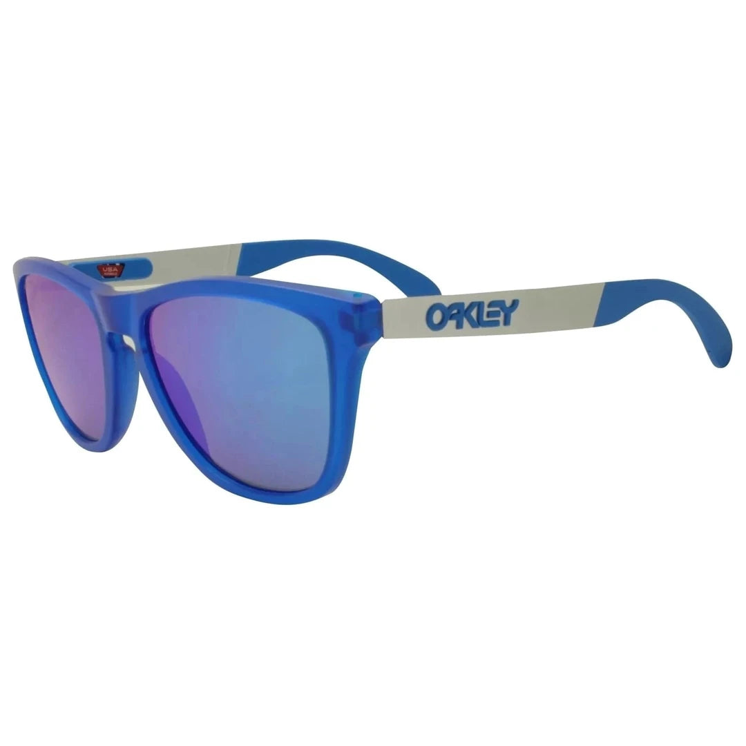 Oakley Frogskins Mix Sunglasses (Matt Translucent With Prizm Sapphire) OAKLEY