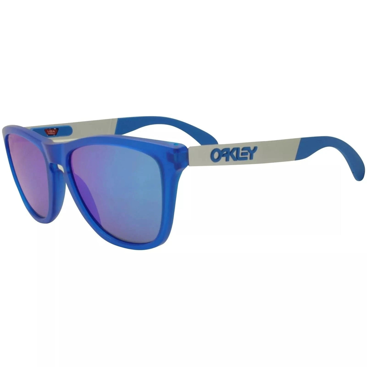 Oakley Frogskins Mix Sunglasses (Matt Translucent With Prizm Sapphire) OAKLEY