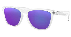 Oakley Frogskins Sunglasses (Polished Clear with Prizm Violet) S2AS