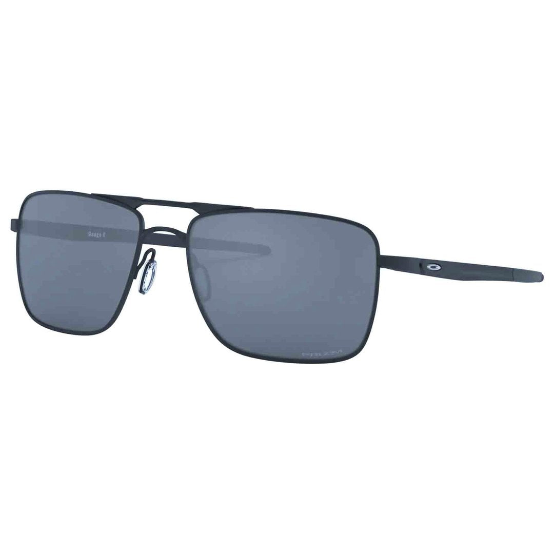 Oakley Gauge 6 Sunglasses Powder Coal with Prizm Black S2AS