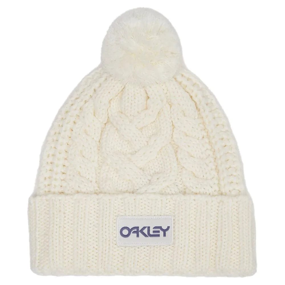 Oakley Harper Pom Beanie (White) OAKLEY