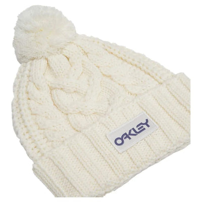 Oakley Harper Pom Beanie (White) OAKLEY