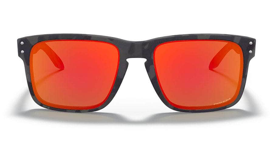 Oakley Holbrook Sunglasses Black Camo With Prizm Ruby S2AS