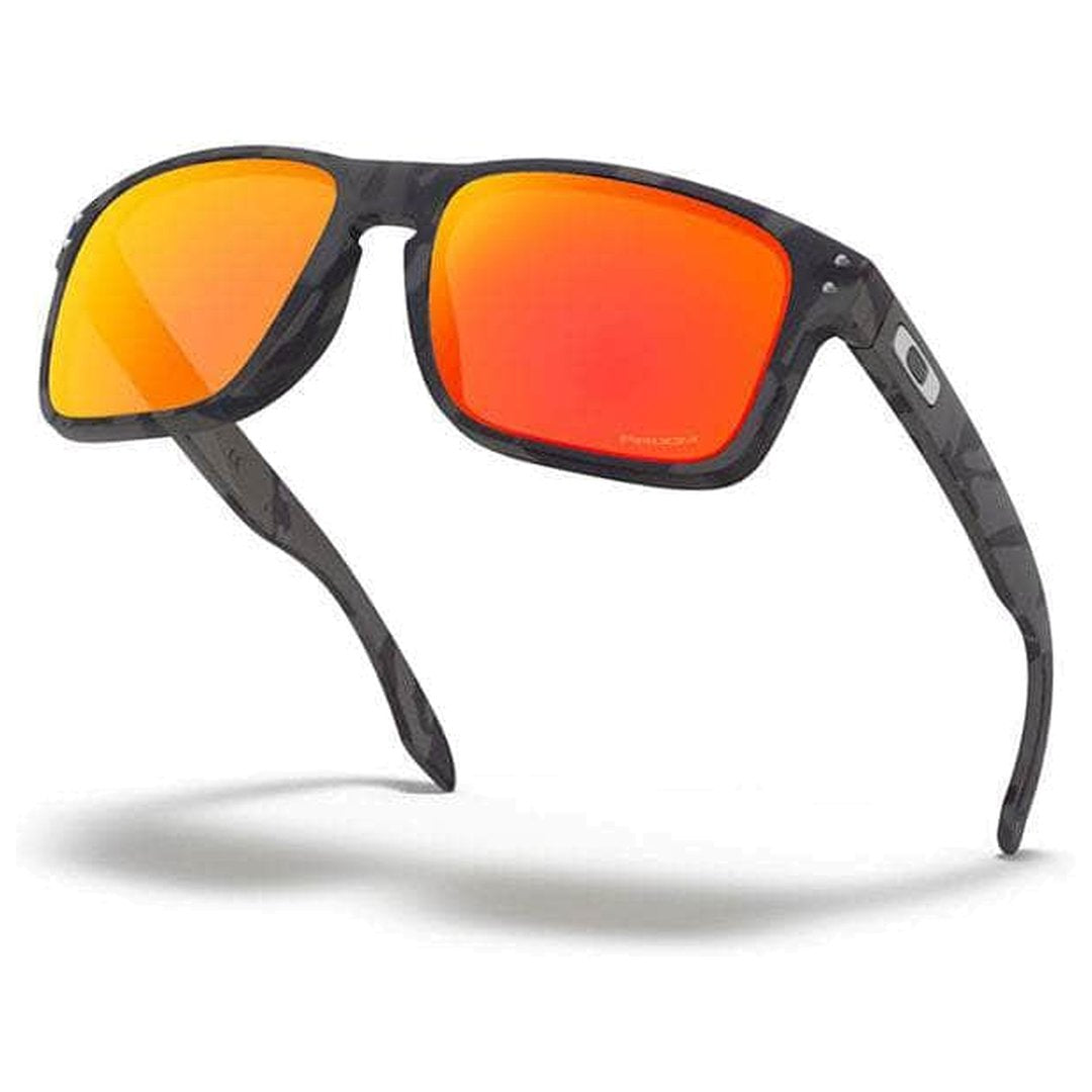Oakley Holbrook Sunglasses Black Camo With Prizm Ruby S2AS