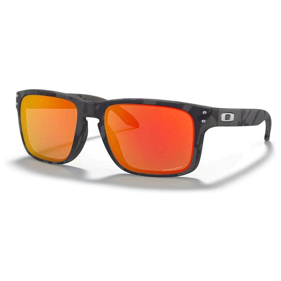 Oakley Holbrook Sunglasses Black Camo With Prizm Ruby S2AS