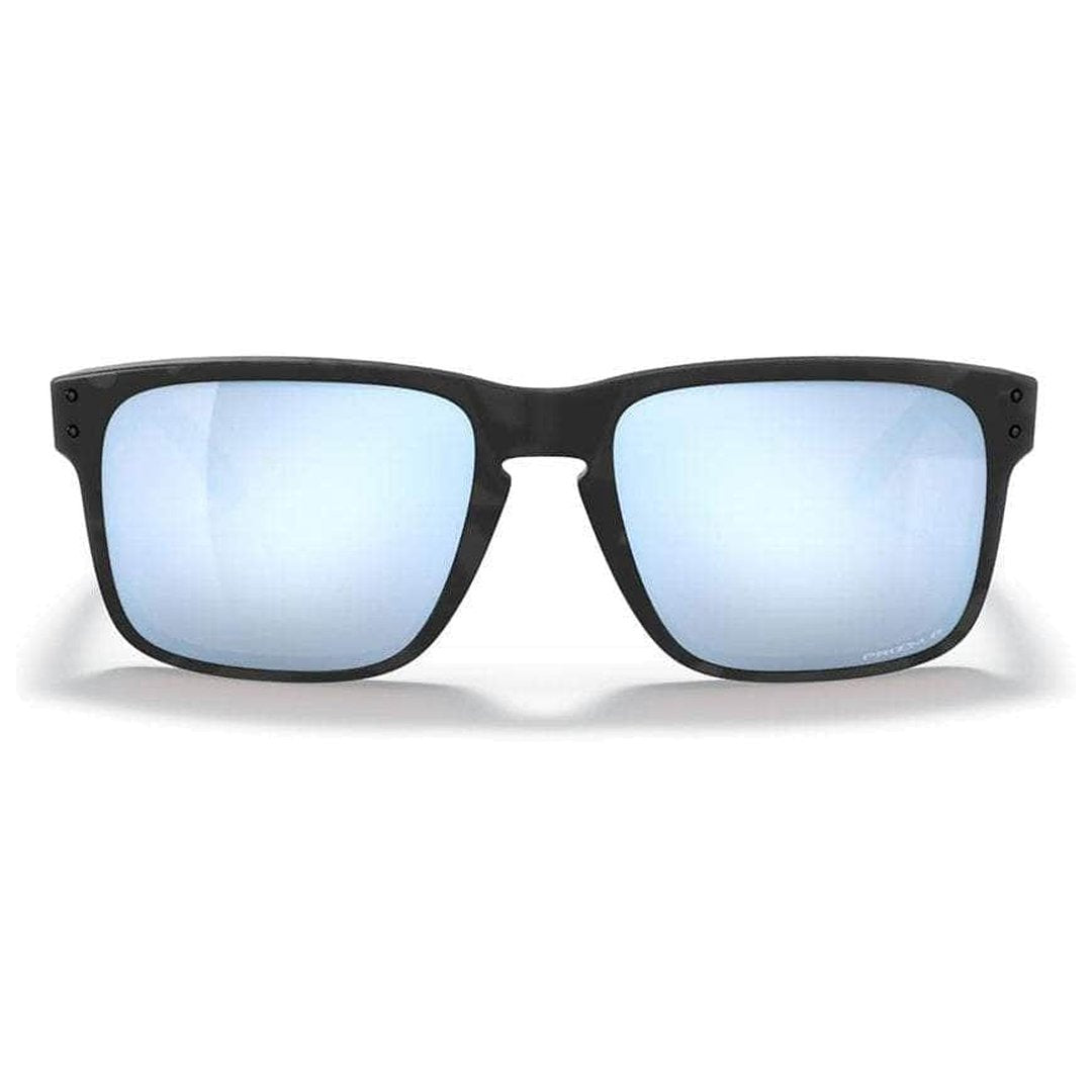 Oakley Holbrook Sunglasses Matte Black Camo With Prizm Deep Water Polarised S2AS