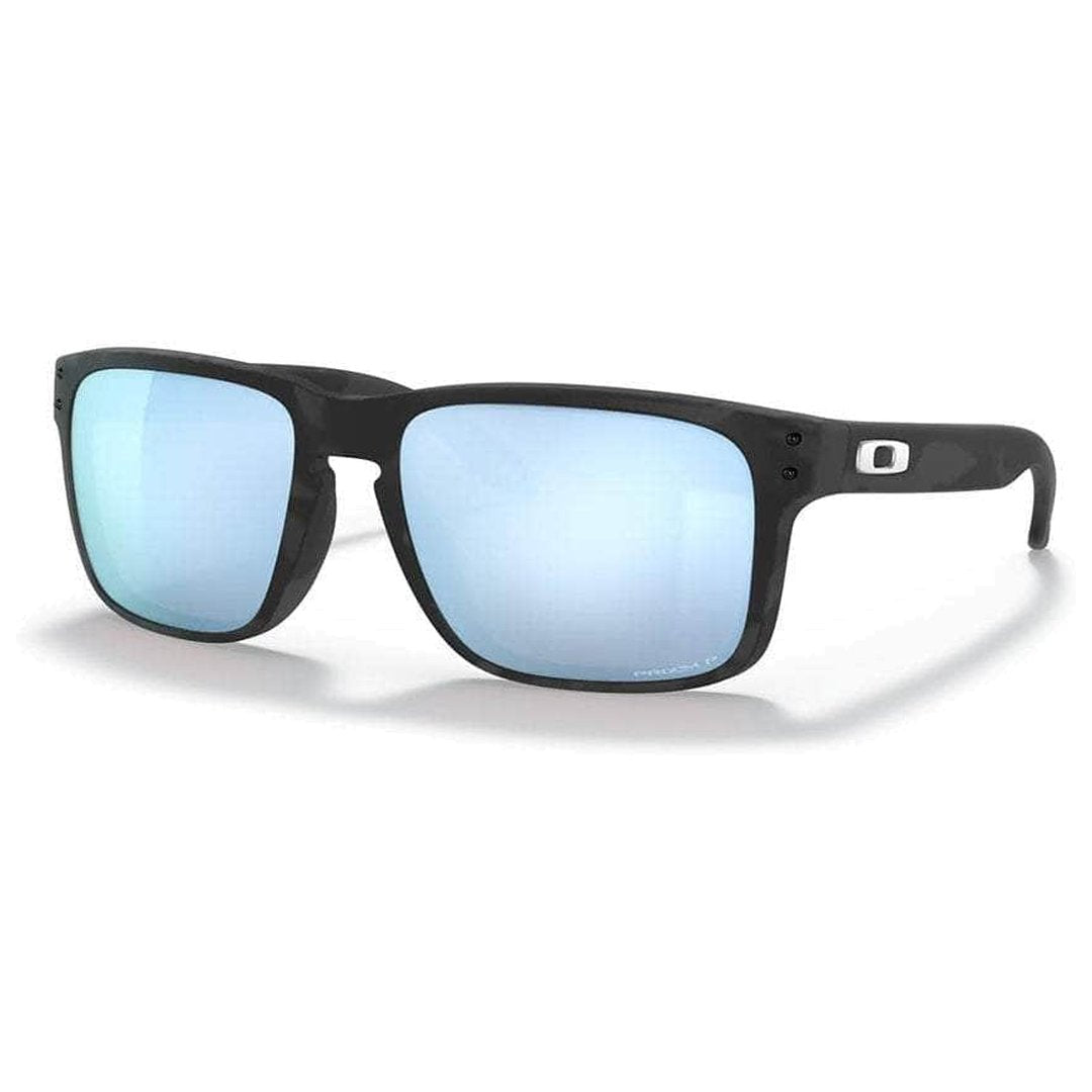 Oakley Holbrook Sunglasses Matte Black Camo With Prizm Deep Water Polarised S2AS