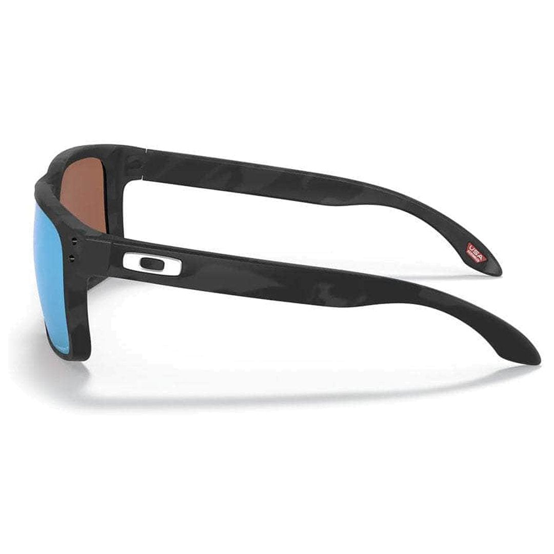 Oakley Holbrook Sunglasses Matte Black Camo With Prizm Deep Water Polarised S2AS