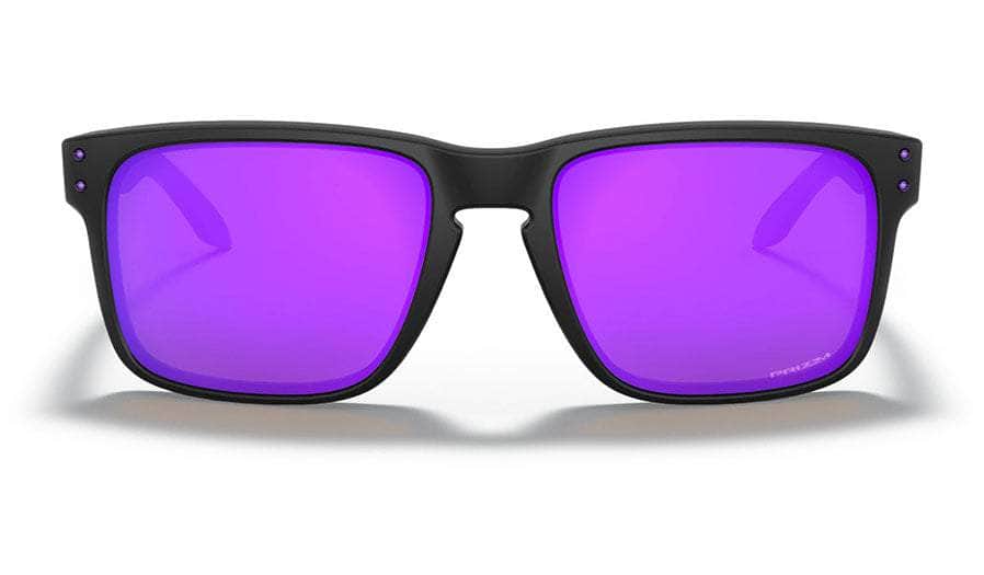 Oakley Holbrook Sunglasses (Matte Black/Violet Iridium) OAKLEY